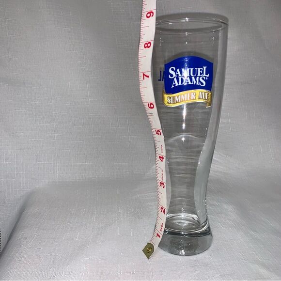 Samuel Adams Seasonal Brew Tall Pint Glass Pilsner Classic Beverage Drinkware - Picture 7 of 8